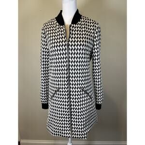 Women’s Sanctuary Fully Lined Lightweight Houndstooth Jacket Size XS